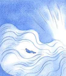 神を信頼する人は誰でも、神の聖さに溺れているのではなく、思いやりの海に運ばれているように自分自身を「見る」ことができます、2002年（紙にw - c）