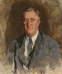 フランクリン・デラノ・ルーズベルト、c。 1933年。