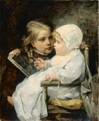 若いアーティスト、1885