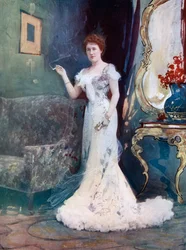 中断されたハネムーン、c1902のグランビルさん。