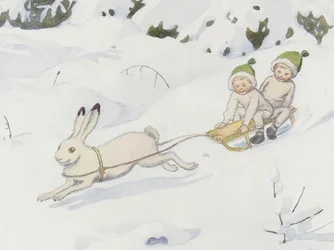 雪うさぎ