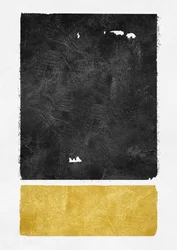 黒と金の抽象画