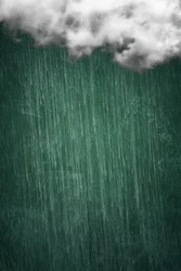 緑の雨雲