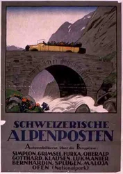 Swiss Alpine Motor Rides」の広告