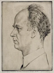 Wilhelm Furtwaengler (1886-1954) の肖像 - Orlik, Emil (1870-1932) - 1928 - エッチング - 39x31,5 - 個人蔵