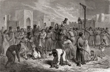 1878年に発行されたHuyotの彫刻による「手の中の世界」の挿絵のイラスト