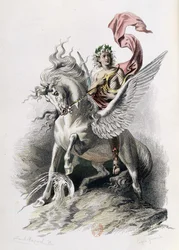 ニコラ・ボワローの作品におけるポエティック・アート。イラストE.バイヤール。Paris 1873, Laplace Sanchez and Cie éditeurs (carving)