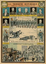 1871年から1913年までの第三共和国とその大統領 - 1871年のコミューン - パリのアルシュベクであるモンシニョール・ダルボワが、1871年5月28日に他の人質とともに銃殺された - 1871年6月16日の下院での集会。1871年6月16日の下院での演説：「パリの解放者はここにいる