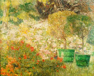 私の庭のコーナー。私の庭の角、1901