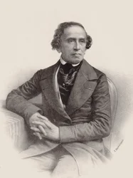 作曲家ジャコモ・マイヤーベーアの肖像 1791-1864, 1857.