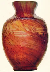 E.ゴール作のガラス花瓶、c1846-1903、1903