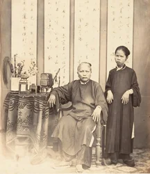 アンナムの女性たち、中国コーチン、1866 年。