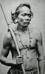 ベトナムまたはカンボジアの部族長、1870年代頃