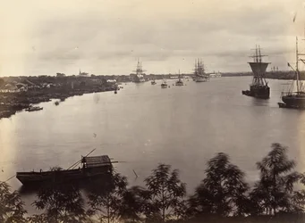 サイゴン シート No. 3、1866 のビュー。