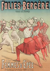 The Swordswomen（カラーリトグラフ）