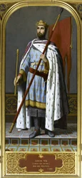 フランス国王ルイ 7 世 (1120 年 - 1180 年、1842 年)。