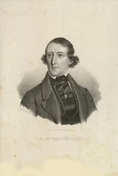 August Bournonville 1805-1879、1842年の肖像。