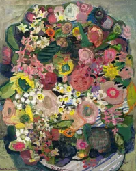 much too much, 2024（キャンバスに油彩）