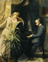 ピアノで、1891