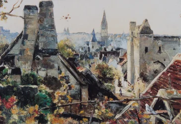 Beaulieu-lès-Loches 1880-89年10月（キャンバスに油彩）