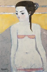Michela Again, 2007 (油彩・キャンバス・ボード)