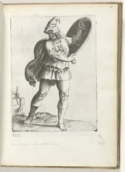 Spaanse krijgsman ca。 1550 私たちの時代のさまざまな国の態度（シリーズタイトル）