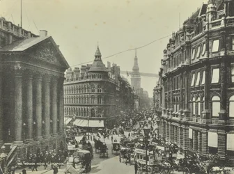 チープサイド、マンションハウス、ロンドン市、1885年