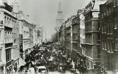 チープサイド、ボウチャーチ、ロンドン市、1880年