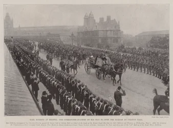 コルストンホールにバザールを開くための途中の司令官、ブリストルのアールロバーツ