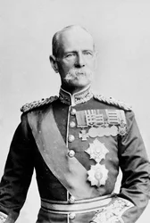 1895年頃、正装したロバート・ロバート元帥（1832-1914）