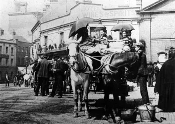 馬車、オックスフォードストリート、キッダーミンスター、1910年