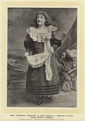 ミスジョージナプレストン、ロビンソンクルーソー、グランドシアター、イズリントンでポリーパーキンス