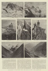 フランス南西部の登山、ドフィネアルプスのいくつかの峰と峠