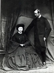 アリス王女とヘッセンのルートヴィヒ王子、1860