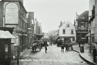 Three Tuns Old Kings Head、Surrey Street、Croydon：全体図、1885