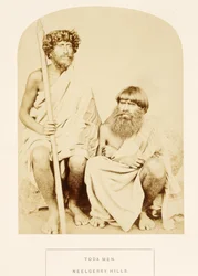 J.フォーブスワトソン著、インドの民衆からの戸田門、ニールゲリーヒルズ、1868年出版（アルブメンプリント）