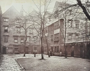1879年ロンドンのバーナーズインのビュー