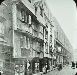 Wych Street、Westminster LB：西向き、1890