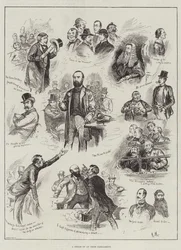 アイルランド議会の夢（版画