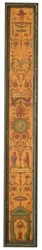 ジョージ3世スタイルのボウフロント書棚、1880年頃（パーセルギルト、グリーン＆ポリクロームペイントされた木材