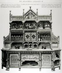 ゴシック調の「ドレスソワール」をダイニングに設置