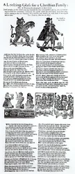 キリスト教の家族のための鏡ガラス、1665年頃