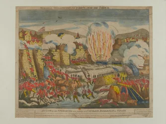 オリバーとボイド1812によって発行されたスペイン1812年のシウダードロドリゴの襲撃と占領のビュー