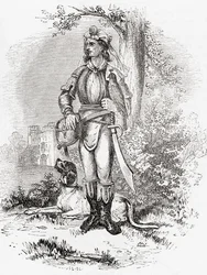 オールド・イングランドの大鷹匠：A Pictorial Museum, pub.1847