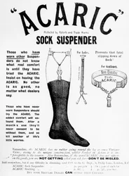 ダニエルソックスサスペンド広告、1898
