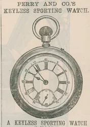 Perry＆Cos Keyless Sporting Watchの広告