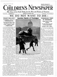 もう1つのトラファルガーの戦い、1932年2月の「The Children&39;s Newspaper」の最初のページ（新聞）