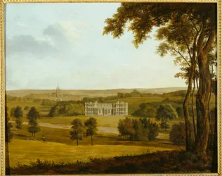 Audley End do Oeste (óleo sobre tela)