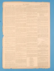 審判のバックページ、第35号。 1878年4月15日
