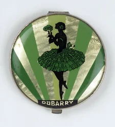 ダバリー製のバレリーナパウダーコンパクト（1920〜30年）